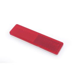 reflector stick on - red 85mm x 22mm