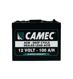 camec 100ah la agm battery  - fully sealed