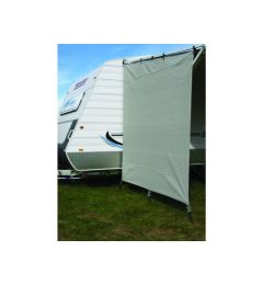 camec privacy end caravan 2.1m x 1.8m with ropes and pegs
