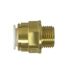brass straight adaptor - 12mm x 1/2