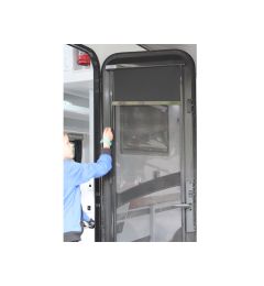 premium security door blind - half hight - 1750 x 572mm lh hinge