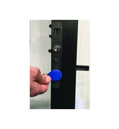 keyless entry spare key tag - blue