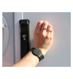 keyless entry adjustable wrist ban key - black