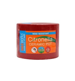 citronella candle pot - ceramic