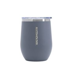 alcoholder stemless insulated tumbler - matte grey