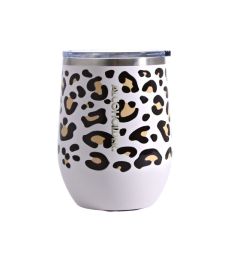 alcoholder stemless insulated tumbler - leopard