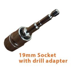 19mm socket & drill adaptor