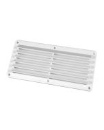 plastic louvre vent 125x26mm - white