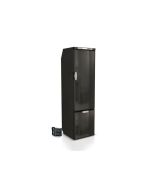 vitrifrigo slimtower fridge freezer 140l - matte black