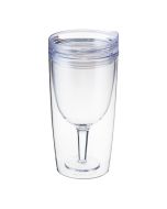 alcoholder spill proof wine sippy cup - crystal clear