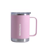 alcoholder tanked mug with handle - blush pink