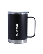 alcoholder tanked mug with handle - matt black