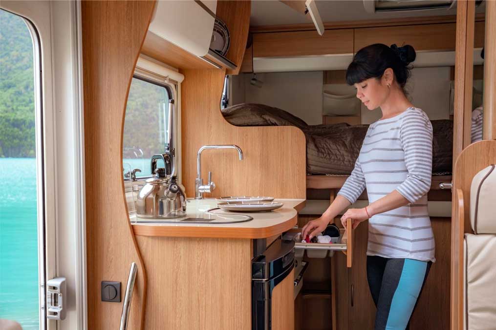 caravan kitchen