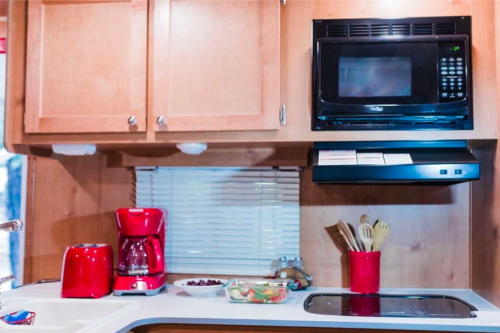 Quality Storage Caravan Kitchen